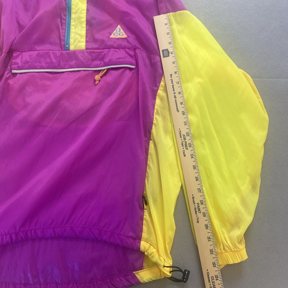 VTG 90s Nike ACG Snowpatch Spire Windbreaker Shell Men's Large Packable Anorak - Picture 13 of 14